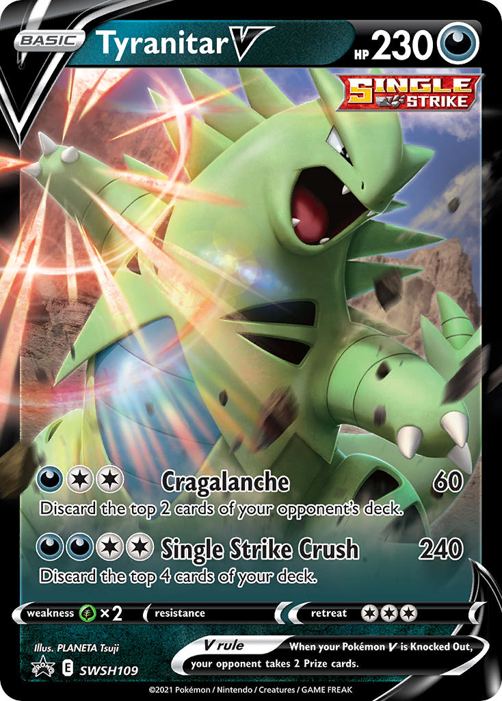 Tyranitar V (SWSH109) [Sword & Shield: Black Star Promos] | Rock City Comics