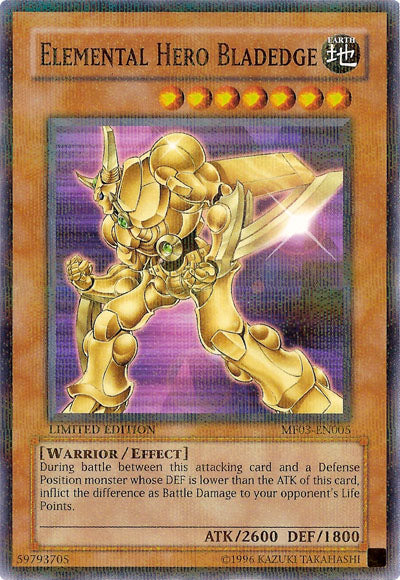 Elemental Hero Bladedge [MF03-EN005] Parallel Rare | Rock City Comics