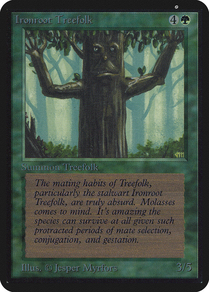 Ironroot Treefolk [Limited Edition Alpha] | Rock City Comics