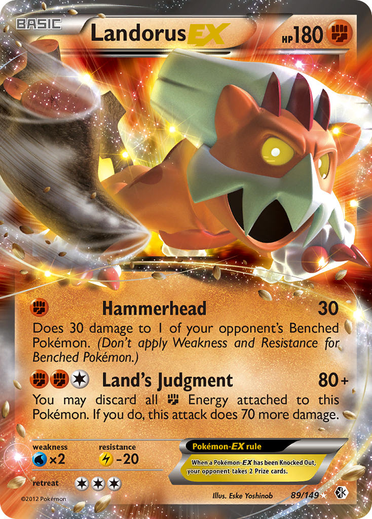 Landorus EX (89/149) [Black & White: Boundaries Crossed] | Rock City Comics