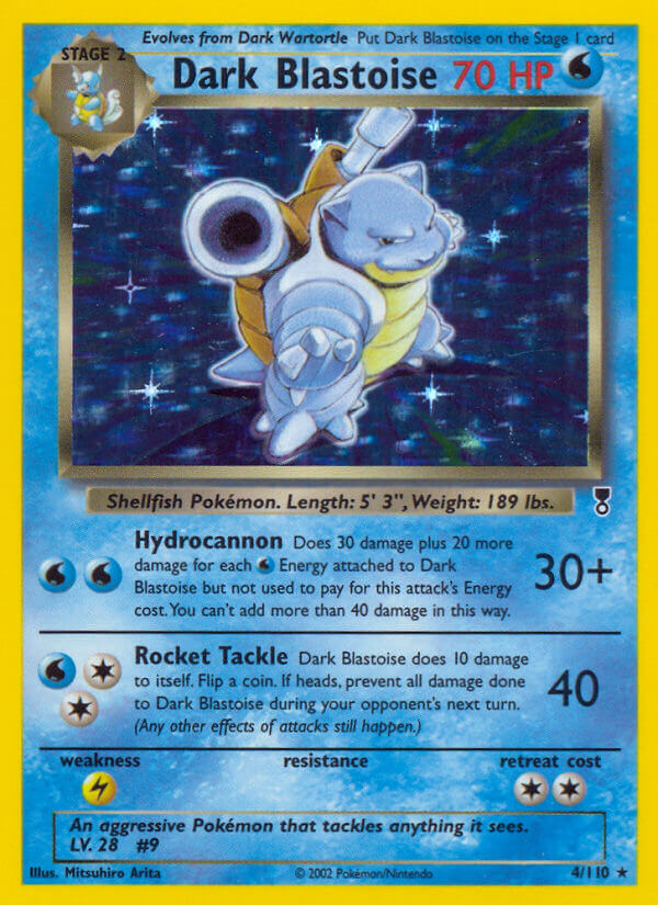 Dark Blastoise (4/110) (WotC) (Theme Deck Exclusive) [Legendary Collection] | Rock City Comics