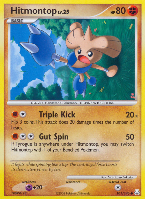 Hitmontop (101/146) [Diamond & Pearl: Legends Awakened] | Rock City Comics