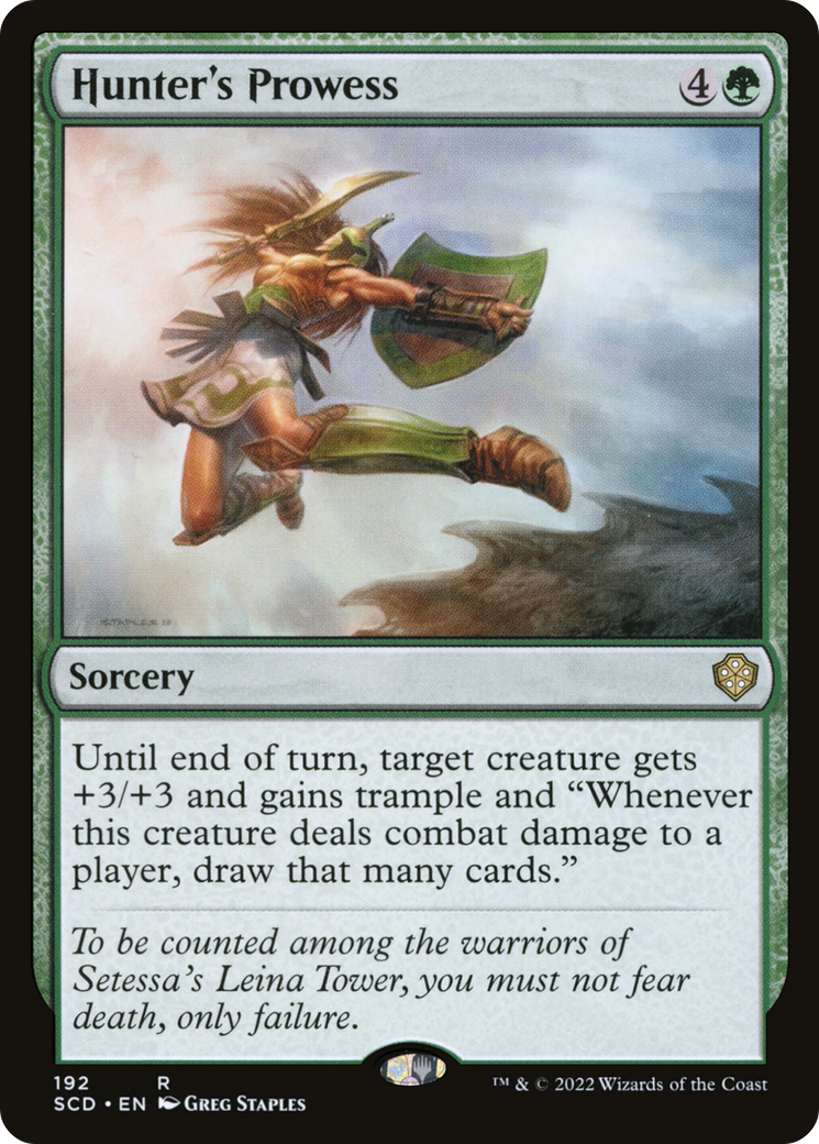 Hunter's Prowess [Starter Commander Decks] | Rock City Comics