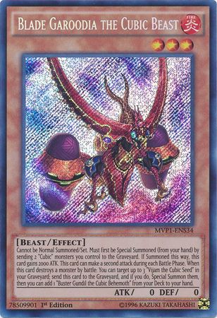 Blade Garoodia the Cubic Beast [MVP1-ENS34] Secret Rare | Rock City Comics