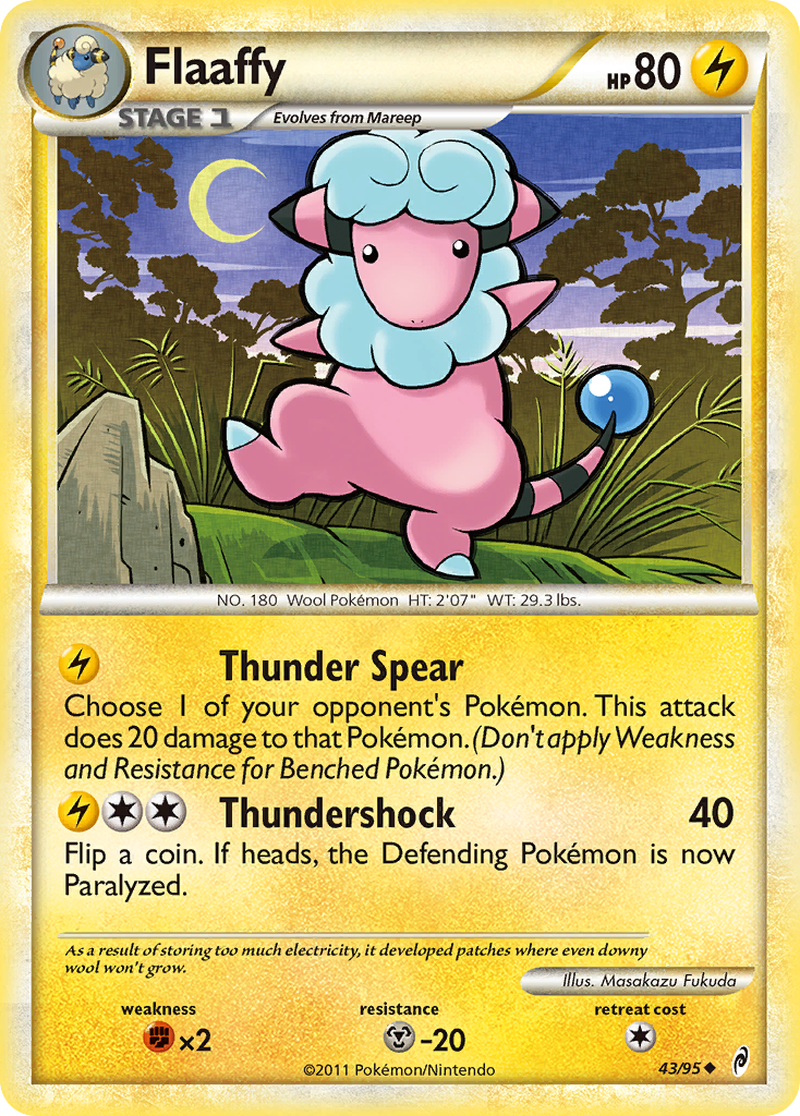 Flaaffy (43/95) [HeartGold & SoulSilver: Call of Legends] | Rock City Comics