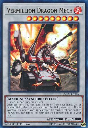 Vermillion Dragon Mech [DUDE-EN015] Ultra Rare | Rock City Comics