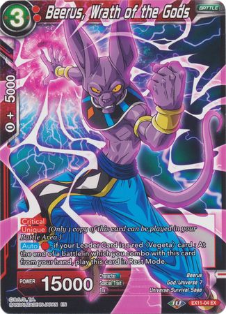 Beerus, Wrath of the Gods [EX11-04] | Rock City Comics