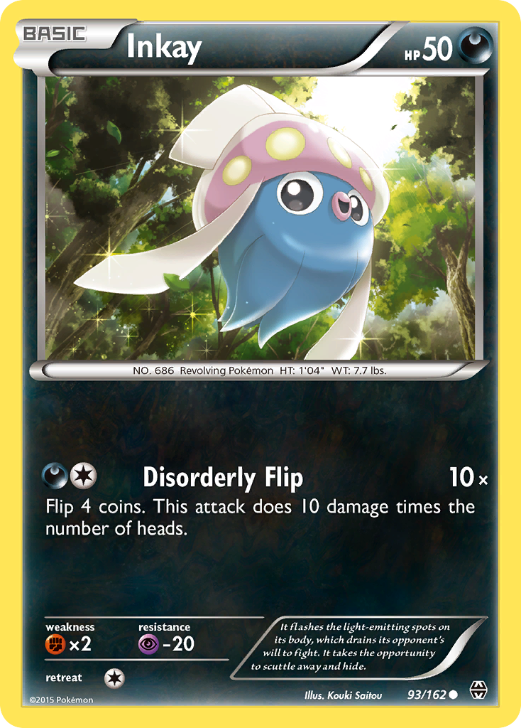 Inkay (93/162) [XY: BREAKthrough] | Rock City Comics