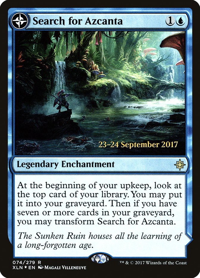 Search for Azcanta // Azcanta, the Sunken Ruin  [Ixalan Prerelease Promos] | Rock City Comics