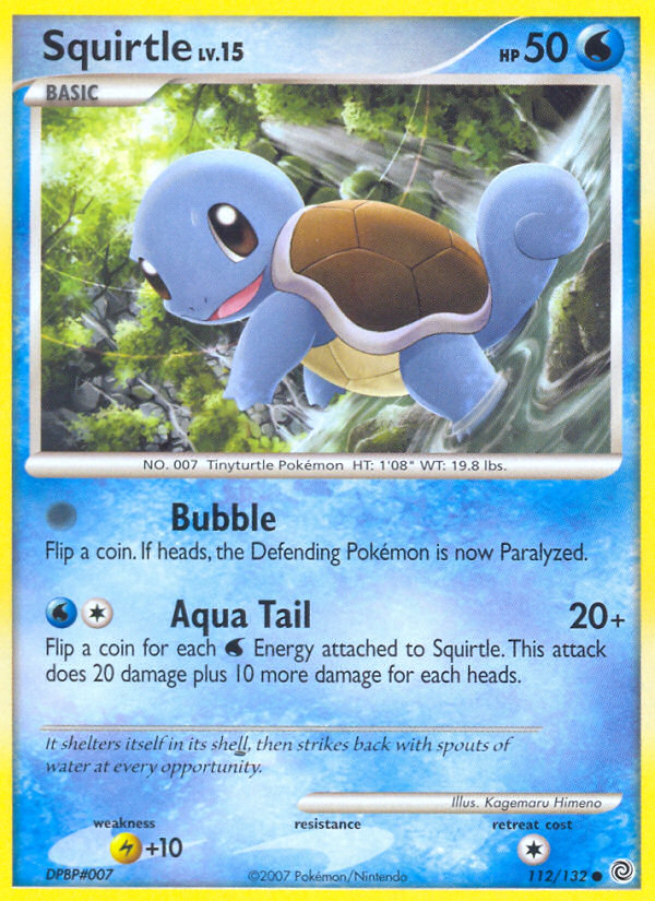 Squirtle (112/132) [Diamond & Pearl: Secret Wonders] | Rock City Comics