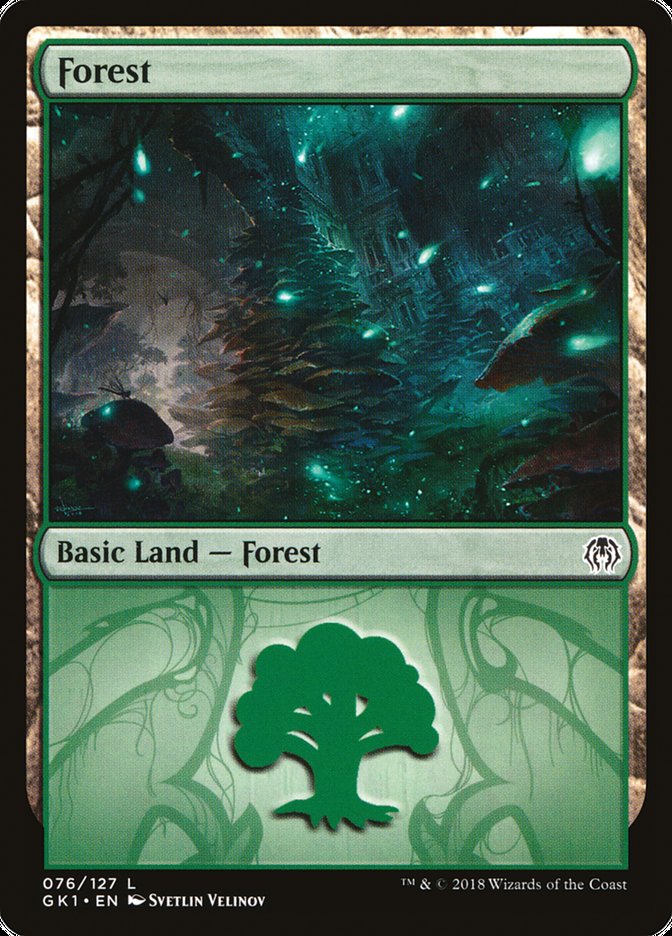 Forest (76) [Guilds of Ravnica Guild Kit] | Rock City Comics