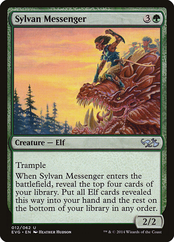 Sylvan Messenger (Elves vs. Goblins) [Duel Decks Anthology] | Rock City Comics