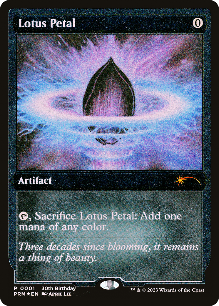 Lotus Petal (Foil Etched) [30th Anniversary Promos] | Rock City Comics