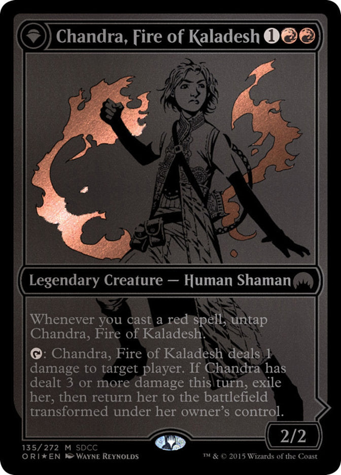 Chandra, Fire of Kaladesh // Chandra, Roaring Flame [San Diego Comic-Con 2015] | Rock City Comics