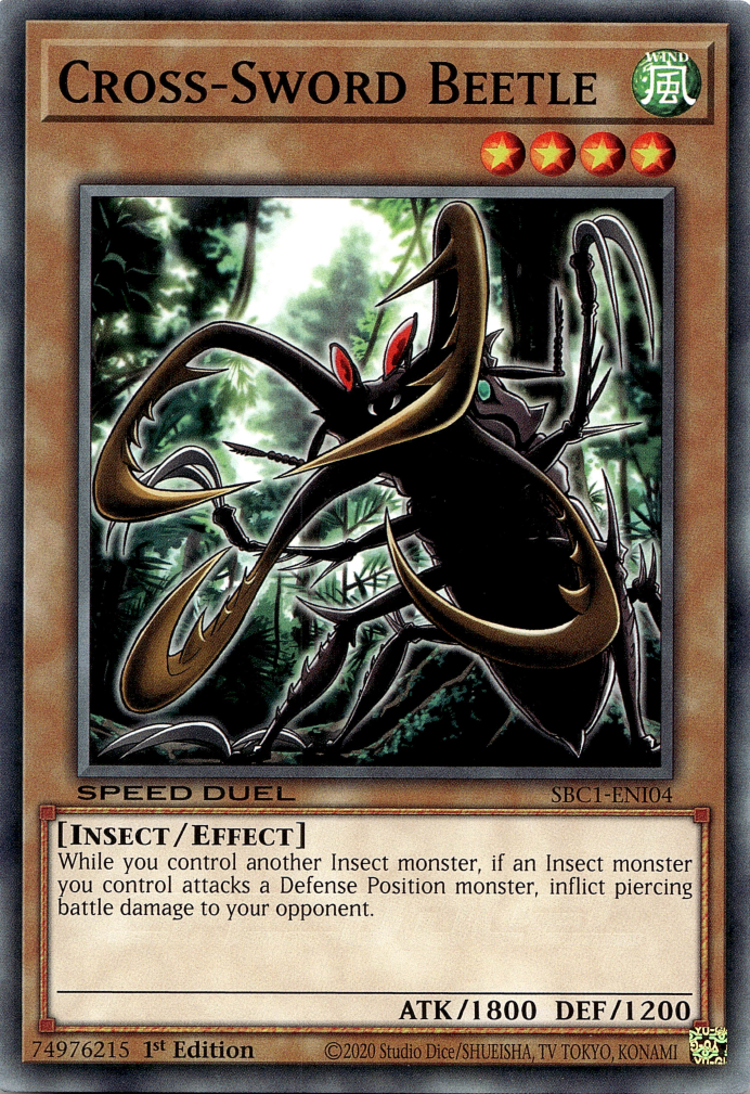 Cross-Sword Beetle [SBC1-ENI04] Common | Rock City Comics