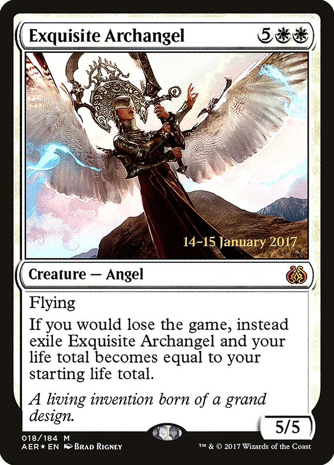 Exquisite Archangel  [Aether Revolt Prerelease Promos] | Rock City Comics