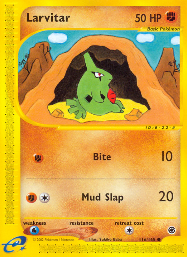 Larvitar (116/165) [Expedition: Base Set] | Rock City Comics