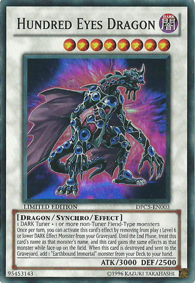 Hundred Eyes Dragon [DPC5-EN003] Super Rare | Rock City Comics