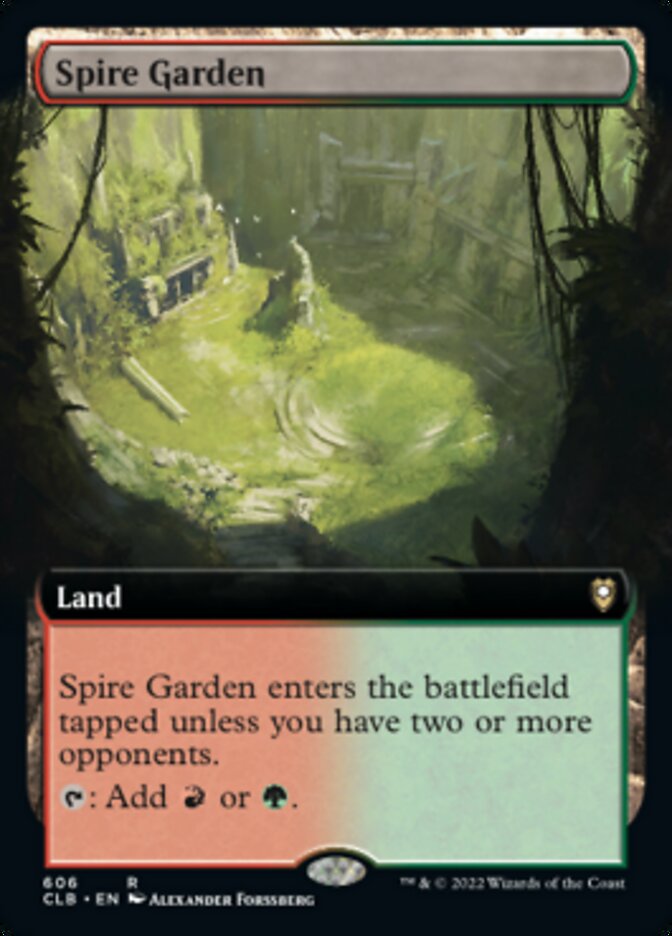 Spire Garden (Extended Art) [Commander Legends: Battle for Baldur's Gate] | Rock City Comics