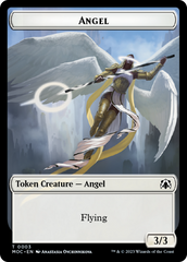 Angel (3) // Demon Double-Sided Token [March of the Machine Commander Tokens] | Rock City Comics