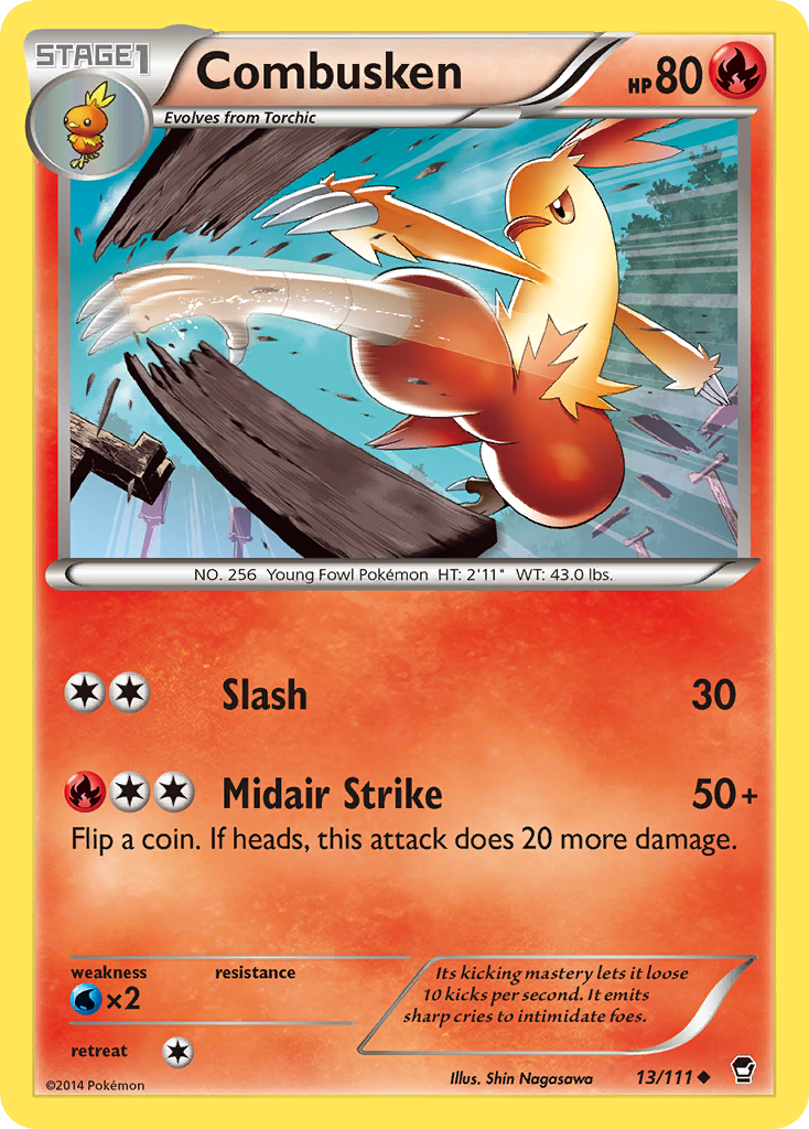 Combusken (13/111) [XY: Furious Fists] | Rock City Comics