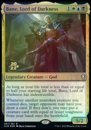 Bane, Lord of Darkness [Commander Legends: Battle for Baldur's Gate Prerelease Promos] | Rock City Comics