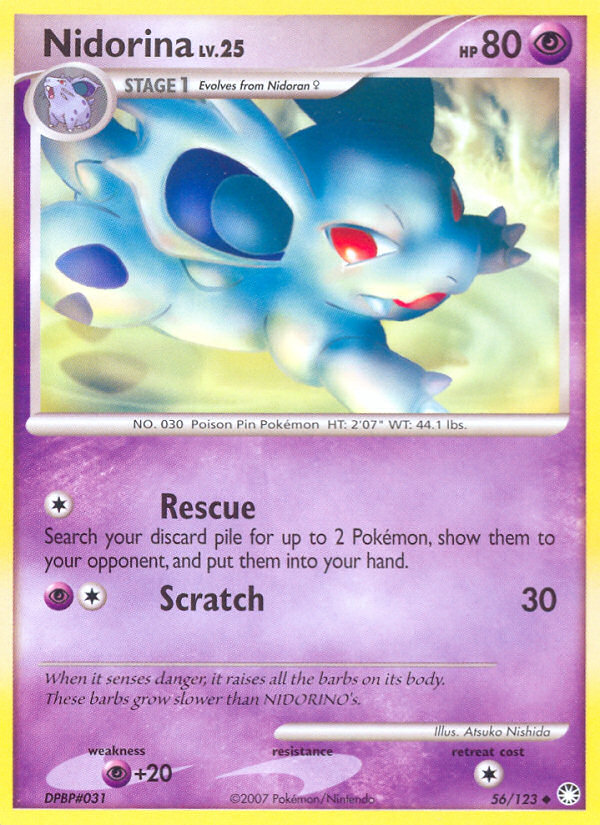 Nidorina (56/123) [Diamond & Pearl: Mysterious Treasures] | Rock City Comics