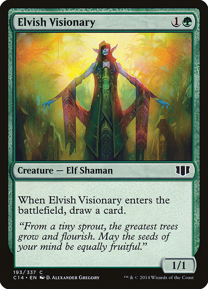 Elvish Visionary [Commander 2014] | Rock City Comics