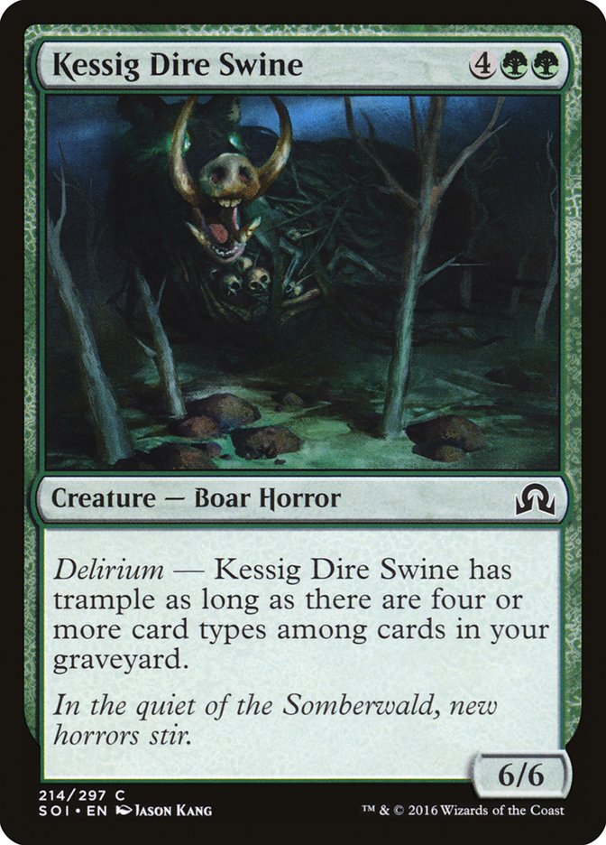 Kessig Dire Swine [Shadows over Innistrad] | Rock City Comics