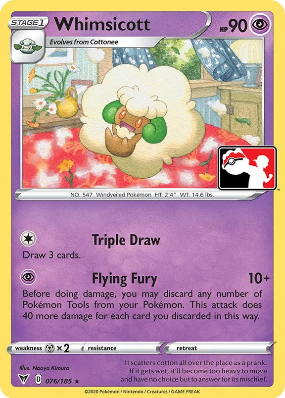 Whimsicott (076/185) [Prize Pack Series One] | Rock City Comics