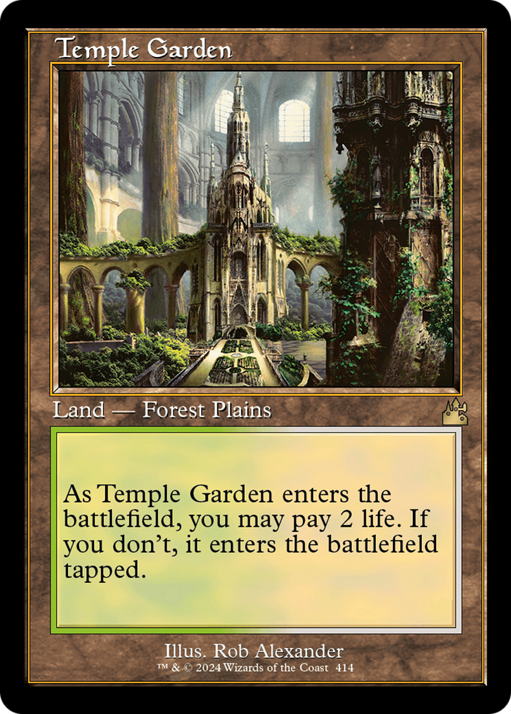 Temple Garden (Retro) [Ravnica Remastered] | Rock City Comics