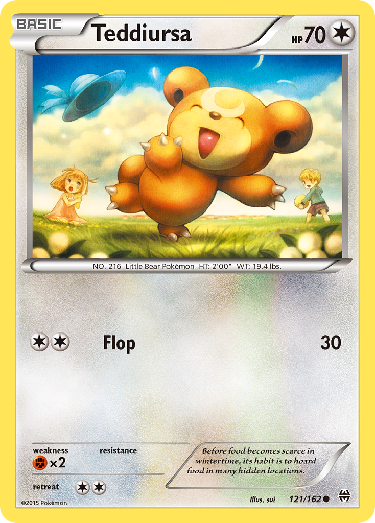 Teddiursa (121/162) [XY: BREAKthrough] | Rock City Comics