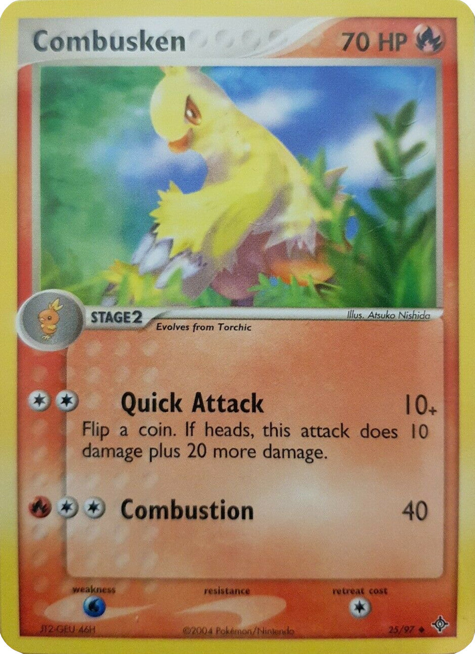 Combusken (25/97) [EX: Battle Stadium] | Rock City Comics