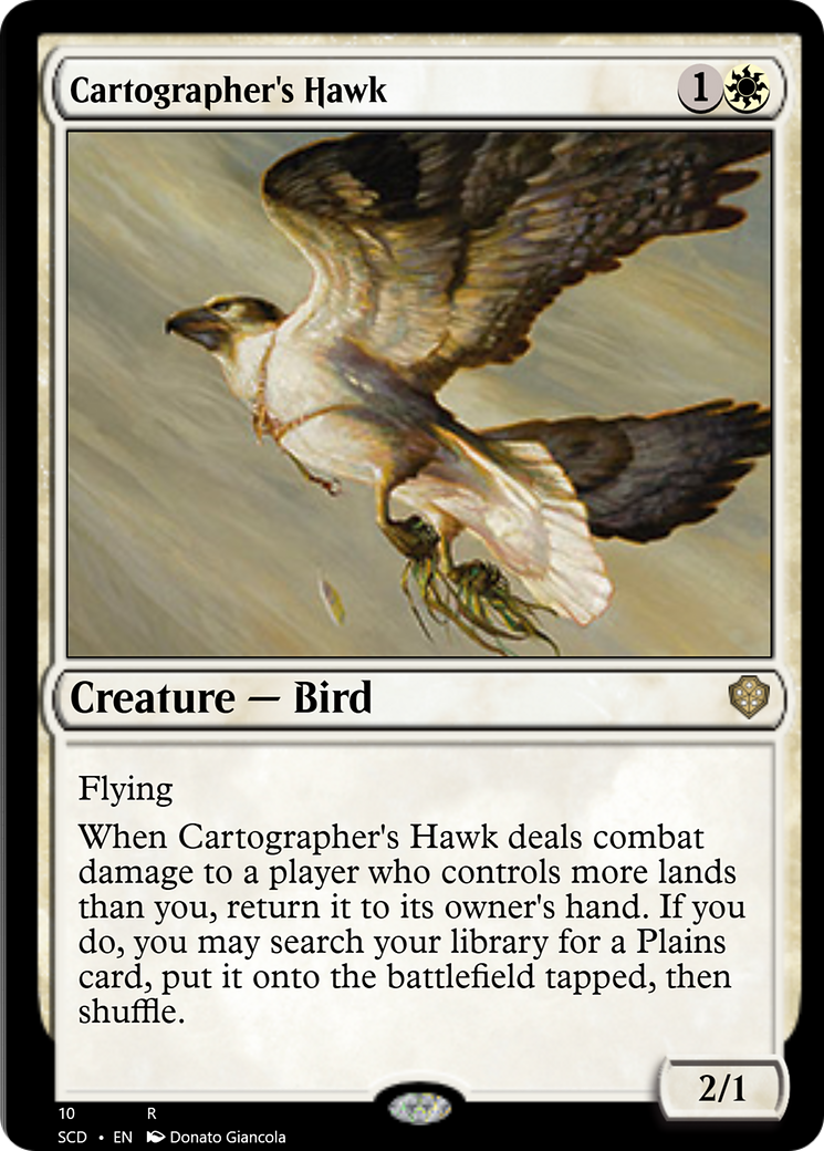 Cartographer's Hawk [Starter Commander Decks] | Rock City Comics