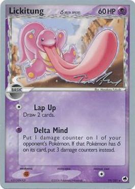 Lickitung (19/101) (Delta Species) (Legendary Ascent - Tom Roos) [World Championships 2007] | Rock City Comics