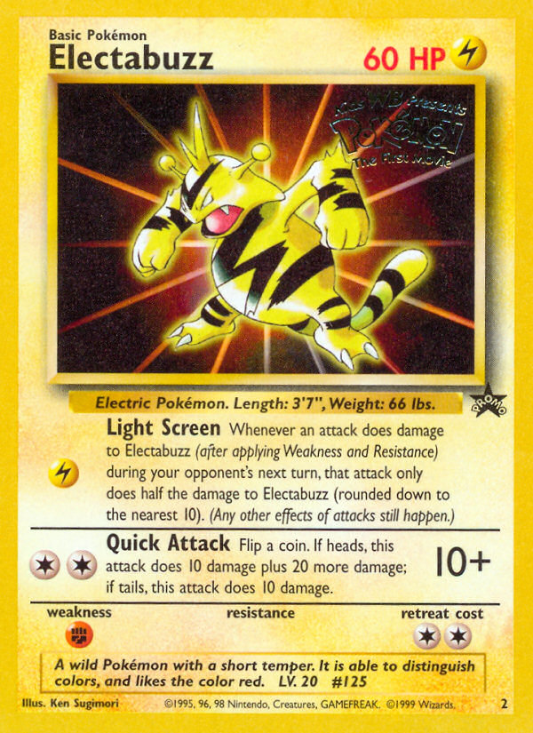 Electabuzz (2) [Wizards of the Coast: Black Star Promos] | Rock City Comics