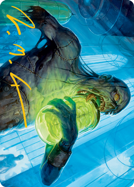 Larder Zombie Art Card (Gold-Stamped Signature) [Innistrad: Midnight Hunt Art Series] | Rock City Comics