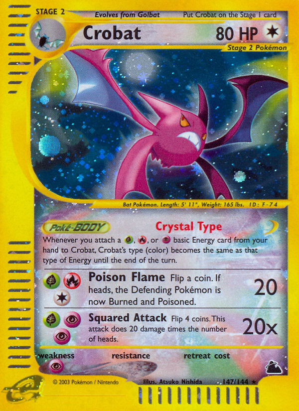 Crobat (147/144) [Skyridge] | Rock City Comics