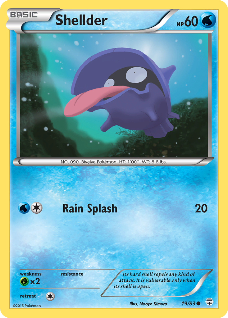 Shellder (19/83) [XY: Generations] | Rock City Comics