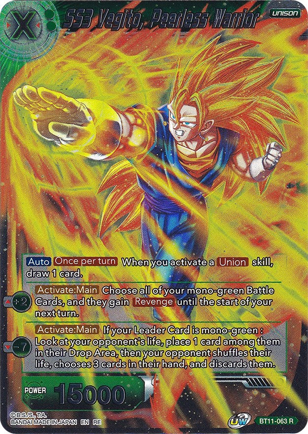 SS3 Vegito, Peerless Warrior (BT11-063) [Ultimate Deck 2022] | Rock City Comics