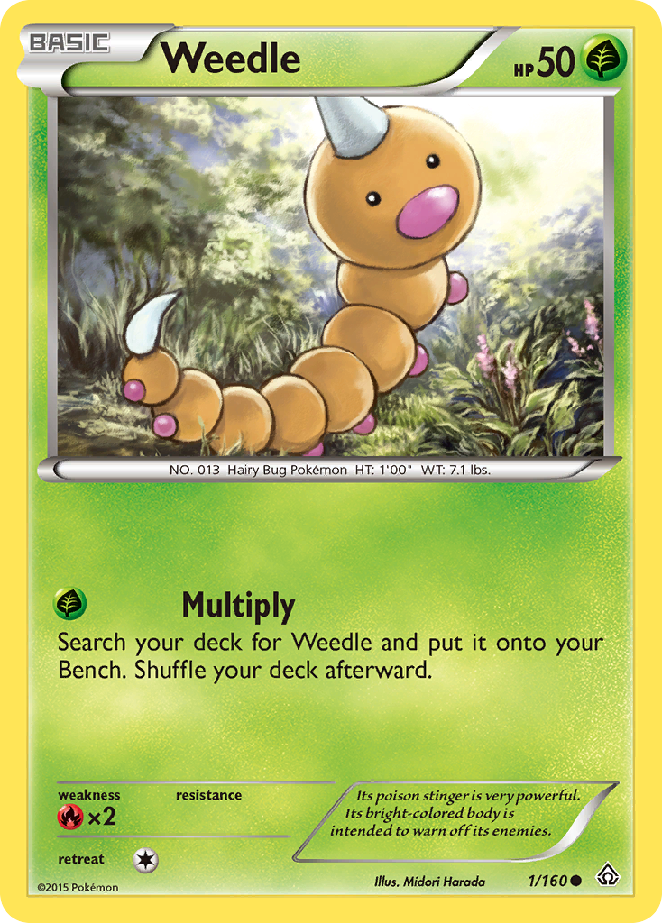 Weedle (1/160) [XY: Primal Clash] | Rock City Comics