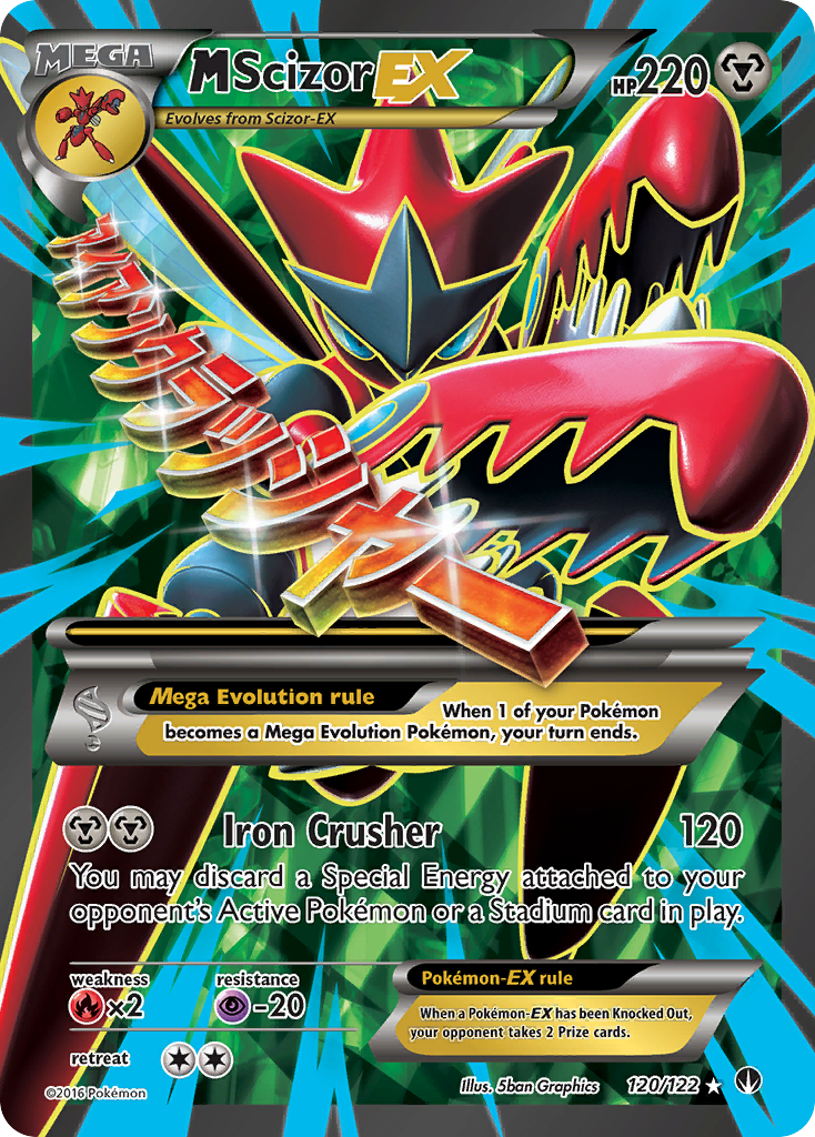 M Scizor EX (120/122) [XY: BREAKpoint] | Rock City Comics