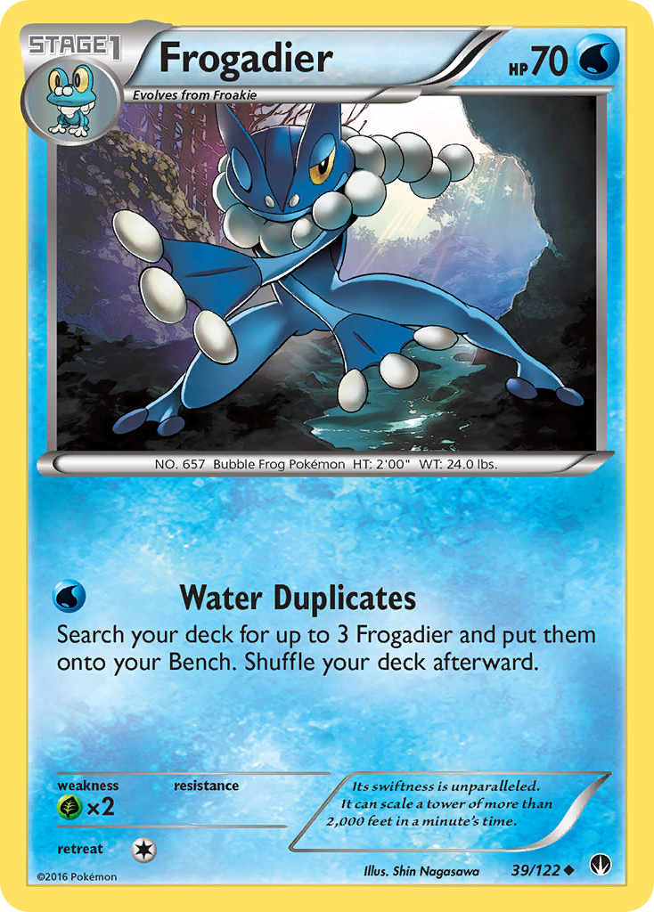 Frogadier (39/122) [XY: BREAKpoint] | Rock City Comics