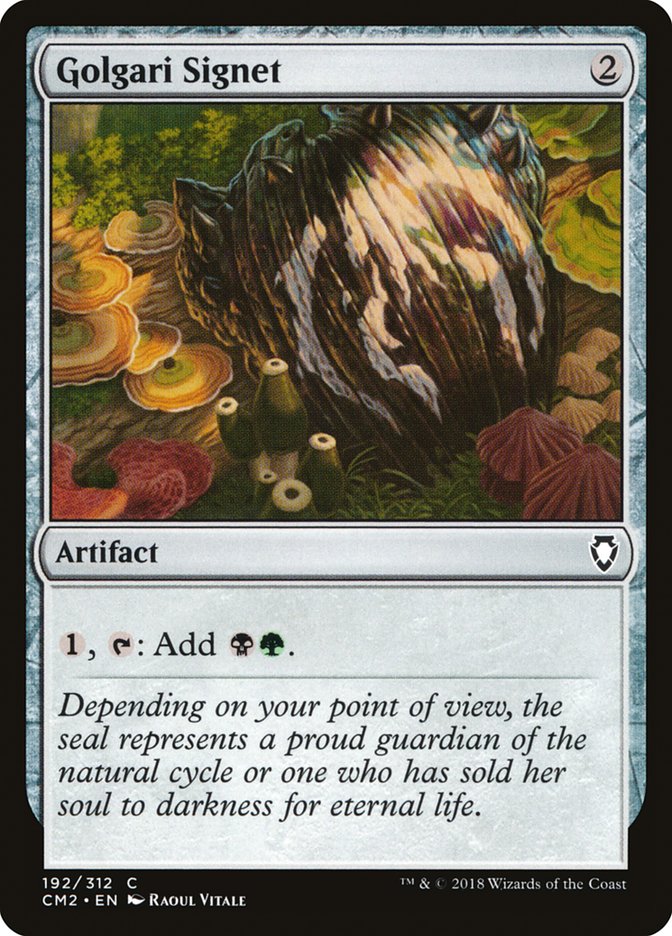 Golgari Signet (192/312) [Commander Anthology Volume II] | Rock City Comics