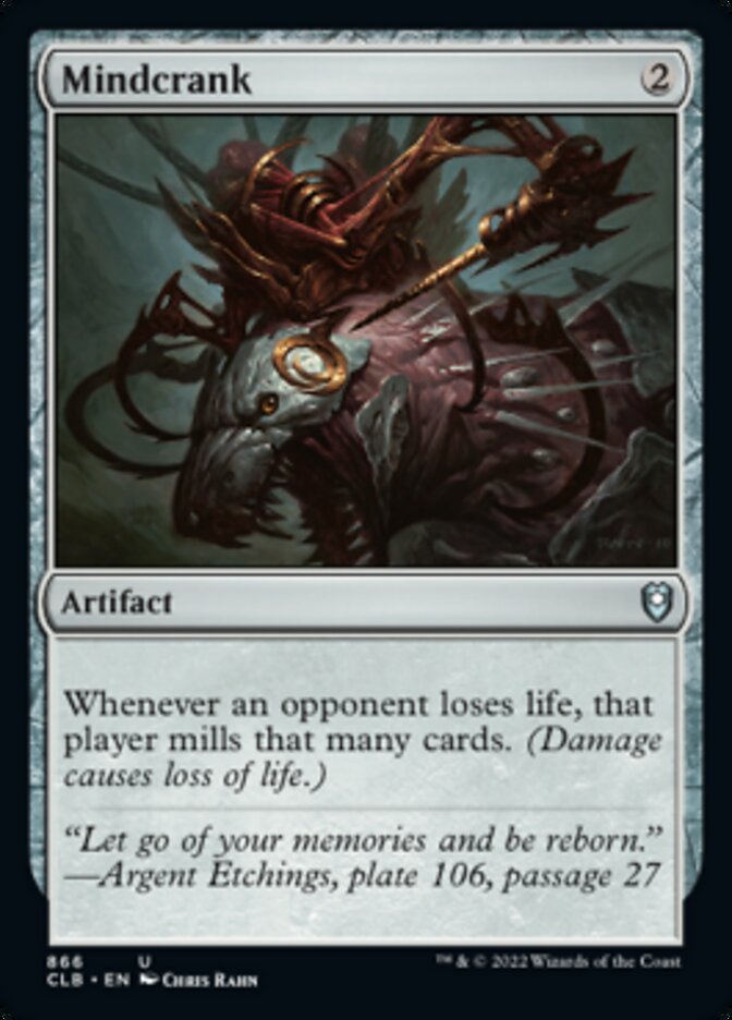 Mindcrank [Commander Legends: Battle for Baldur's Gate] | Rock City Comics