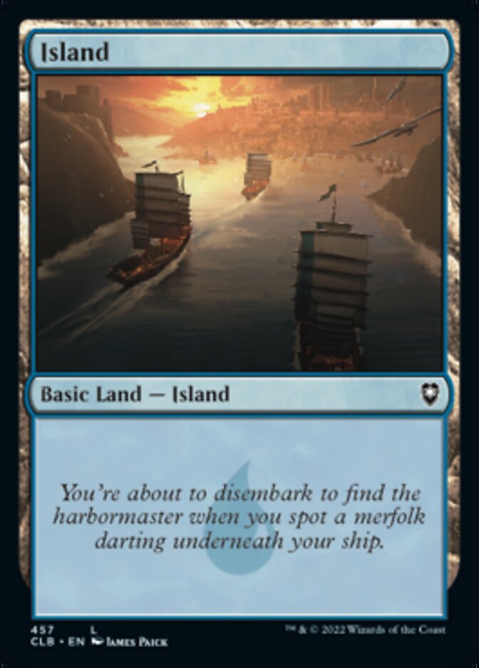 Island (457) [Commander Legends: Battle for Baldur's Gate] | Rock City Comics