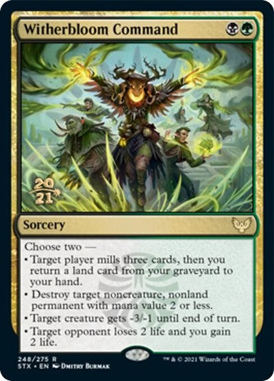 Witherbloom Command [Strixhaven: School of Mages Prerelease Promos] | Rock City Comics