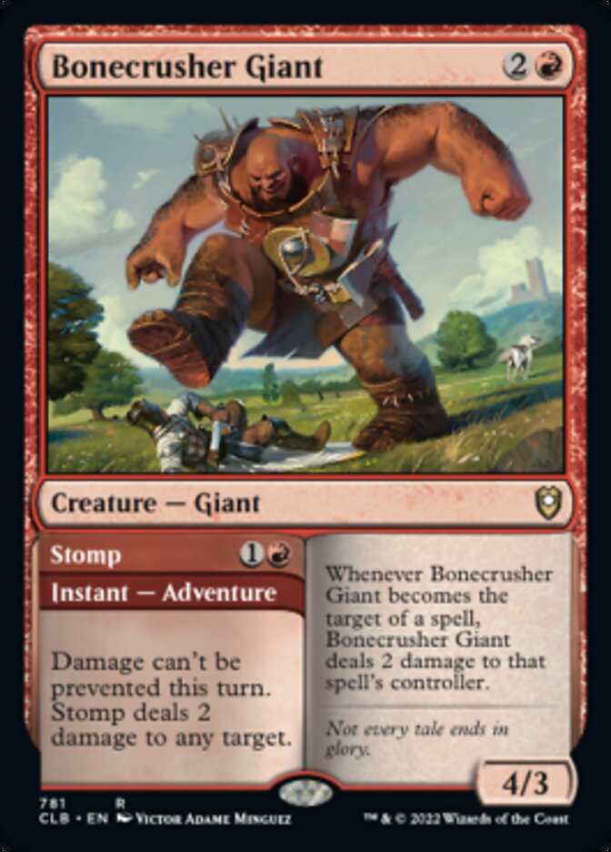 Bonecrusher Giant // Stomp [Commander Legends: Battle for Baldur's Gate] | Rock City Comics