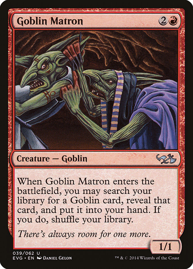 Goblin Matron (Elves vs. Goblins) [Duel Decks Anthology] | Rock City Comics