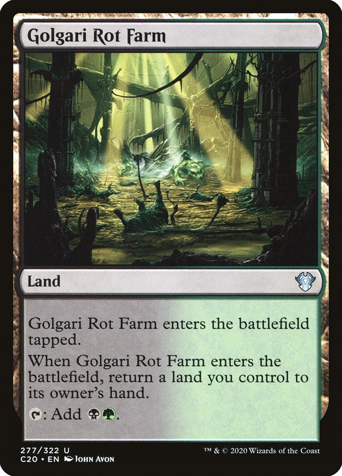 Golgari Rot Farm [Commander 2020] | Rock City Comics